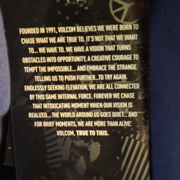 VOLCOM PALM DRIVE JACKET, Men's Small, Blue - Picture 2 of 12